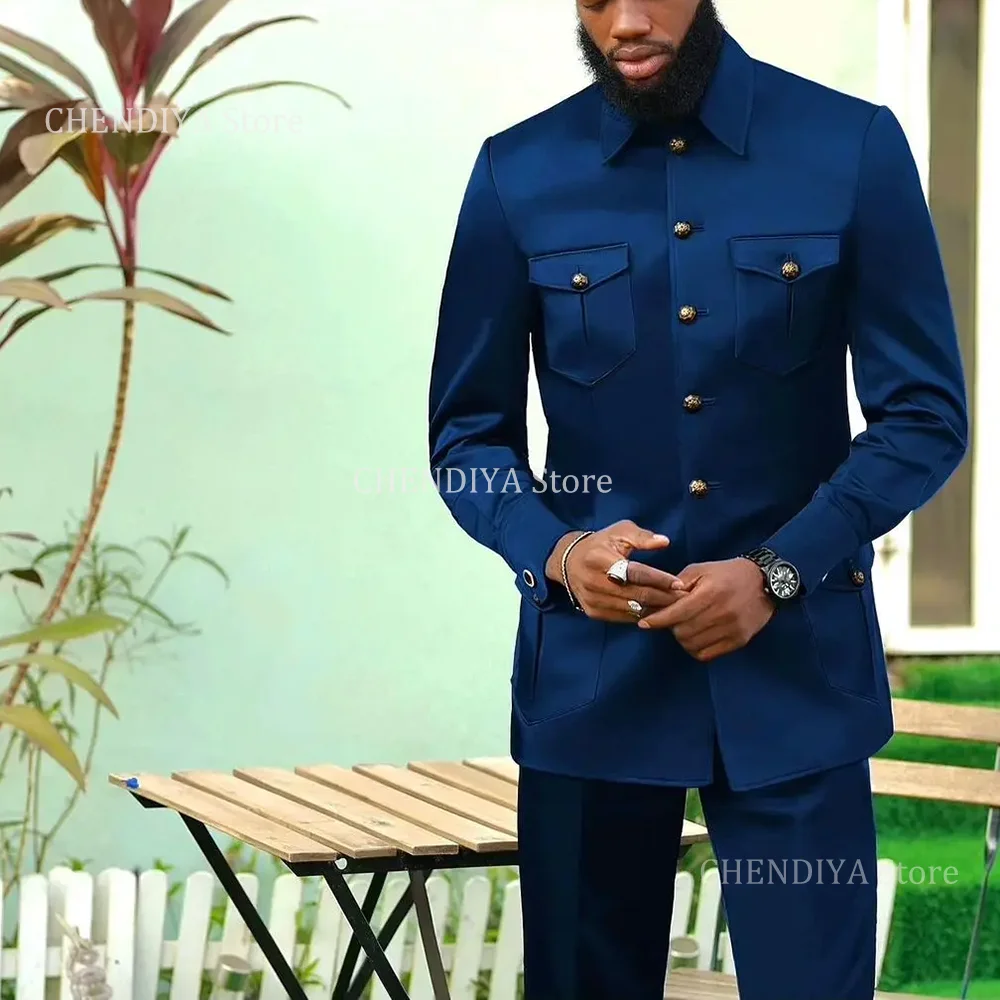 New Arrival Men's Suits Fashion Single Breasted Stand Collar Slim Suit 2 Piece Daily Office Shopping Home Casual Male Clothing
New Arrival Men's Suits Fashion Single Breasted Stand Collar Slim Suit 2 Piece Daily Office Shopping Home Casual Male Clothing