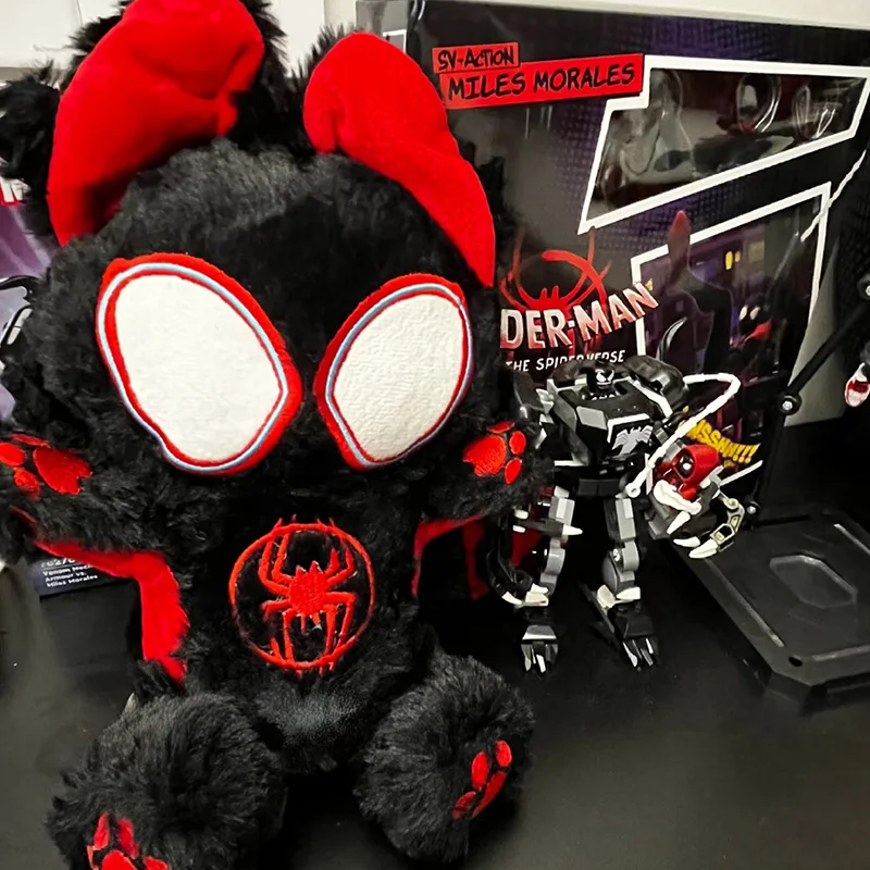 Официальный 25 см Marvel Мстители персонаж периферийные устройства Майлз Человек-паук в форме кошки Kawaii плюшевая кукла украшение дома Рождественский подарок
Официальный 25 см Marvel Мстители персонаж периферийные устройства Майлз Человек-паук в форме кошки Kawaii плюшевая кукла украшение дома Рождественский подарок