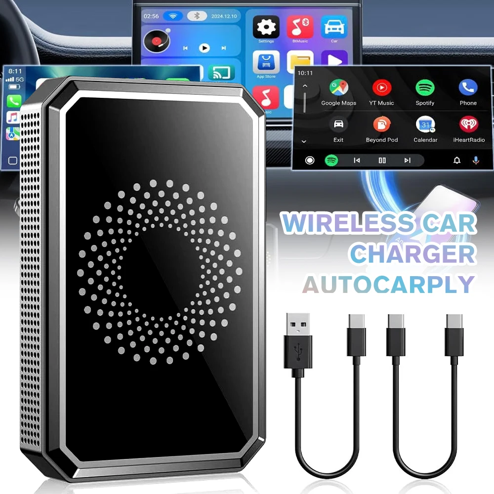 AI Box Wireless Carplay Android Auto Adapter Universal Converter USB Plug & Play mit Netflix YouTube WIFI for iPhone Car Stereo
AI Box Wireless Carplay Android Auto Adapter Universal Converter USB Plug & Play mit Netflix YouTube WIFI for iPhone Car Stereo