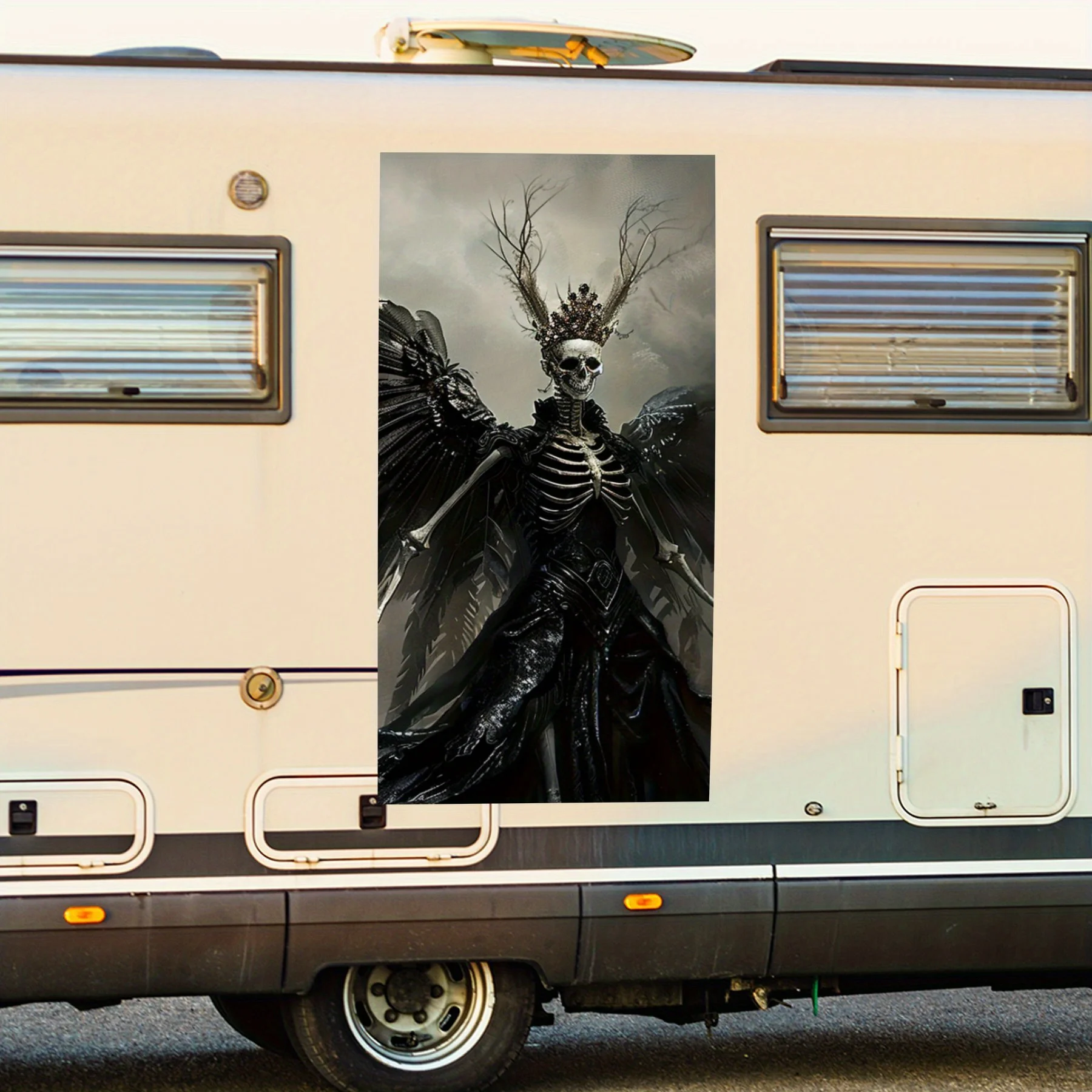The Queen of Skeleton Wings Vinyl Decal for Motorhome Car Door Waterproof Self-Adhesive Vinyl Stickers Decoration Protection Aut
The Queen of Skeleton Wings Vinyl Decal for Motorhome Car Door Waterproof Self-Adhesive Vinyl Stickers Decoration Protection Aut