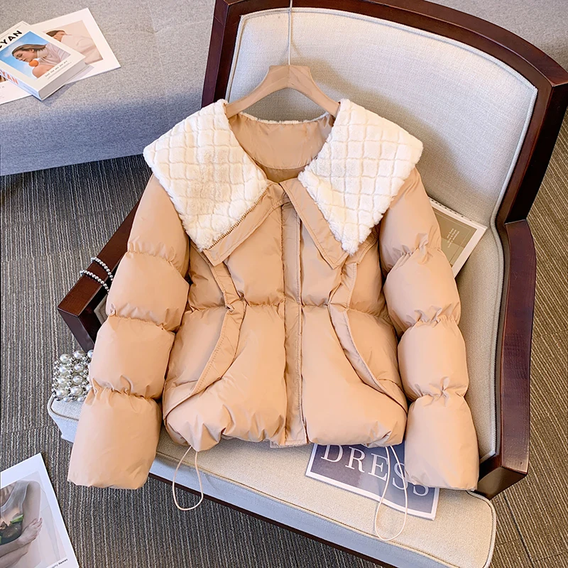 Lapel Cotton Coat Women'S Clothing New Thickened Bread Coat In Winter 2023 Small Fragrance High-Grade Cotton Coat
Lapel Cotton Coat Women'S Clothing New Thickened Bread Coat In Winter 2023 Small Fragrance High-Grade Cotton Coat