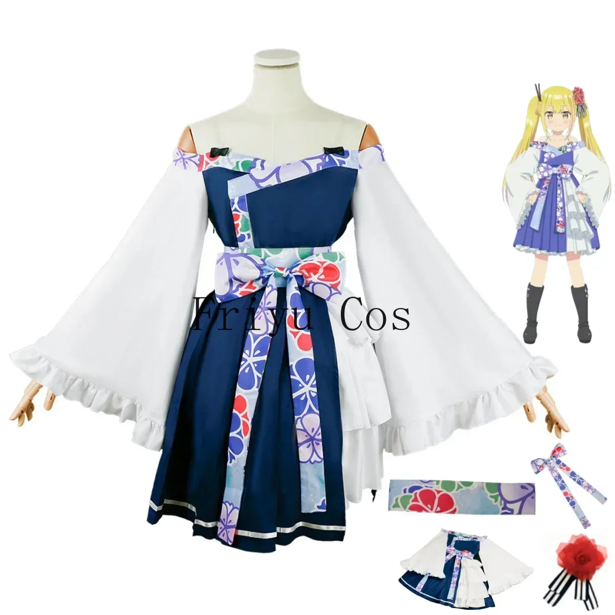 Anime Henjin No Salad Bowl Sara Da Odin Cosplay Costume Salad Bowl of Eccentrics Sakura Festival Dress Woman Lovely Party Suit
Anime Henjin No Salad Bowl Sara Da Odin Cosplay Costume Salad Bowl of Eccentrics Sakura Festival Dress Woman Lovely Party Suit