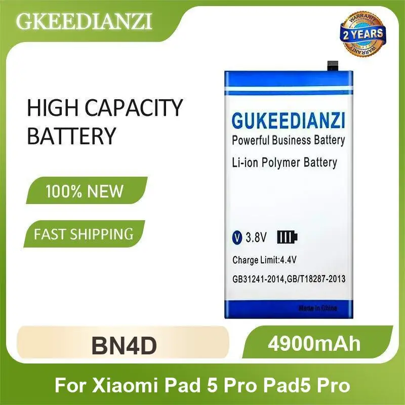 Battery For Xiaomi Pro i5 15.6" Series Pad 5 Pro R15B01W BN4D BN4E High Capacity
Battery For Xiaomi Pro i5 15.6" Series Pad 5 Pro R15B01W BN4D BN4E High Capacity