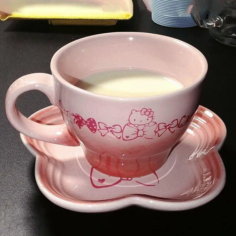 New HelloKitty Coffee Cup Kawaii Sanrio Japanese Cartoon Office Teapot Mug Cute Girl Ceramic Cup Gift
New HelloKitty Coffee Cup Kawaii Sanrio Japanese Cartoon Office Teapot Mug Cute Girl Ceramic Cup Gift