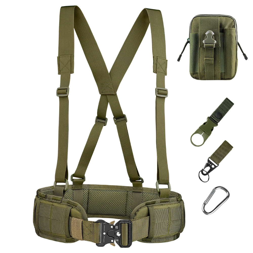Military Tactical Belt for Men Outdoor Hunting Hiking Wide Heavy Duty Belt Nylon Canvas Webbing Belts With Quick Release Buckle
Military Tactical Belt for Men Outdoor Hunting Hiking Wide Heavy Duty Belt Nylon Canvas Webbing Belts With Quick Release Buckle