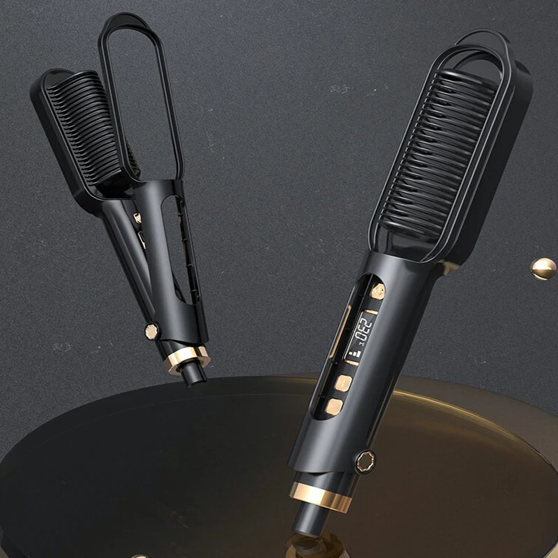 Fashionable Straight Hair Comb Massage Comb Roll Automatic Straight Hair Straightener
Fashionable Straight Hair Comb Massage Comb Roll Automatic Straight Hair Straightener
