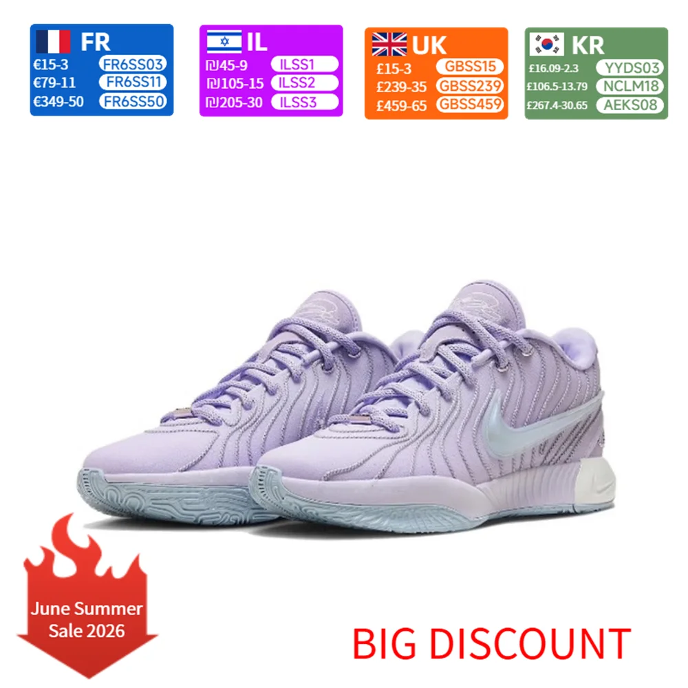 Nike Lebron 21 Low-Top Basketball Shoes for Men - Purple HF5352-500
Nike Lebron 21 Low-Top Basketball Shoes for Men - Purple HF5352-500