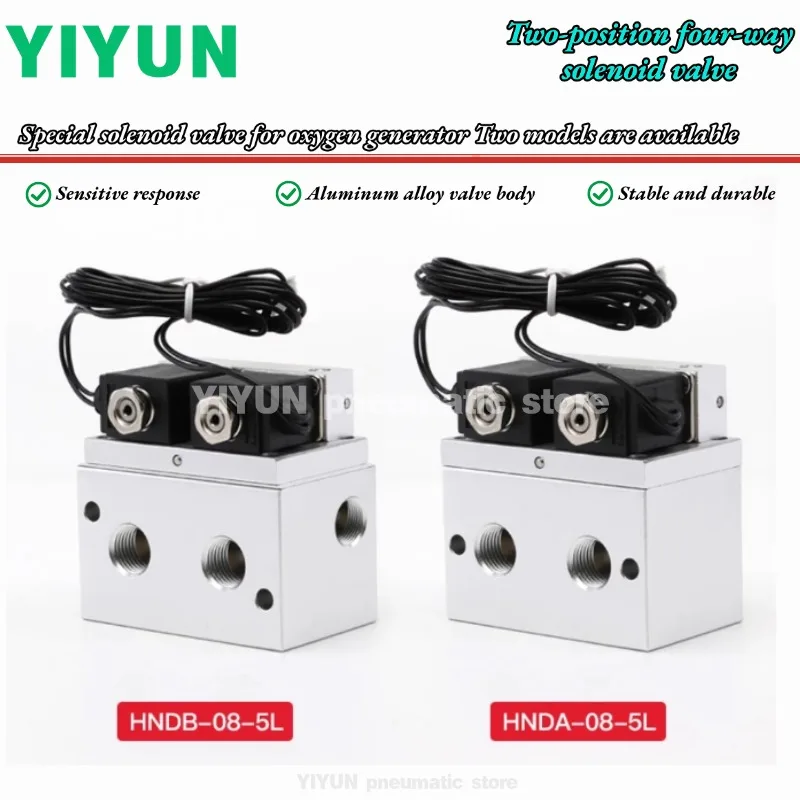 HNDA-08-5L HNDA-08-10L HNDB-08-5L HNDB-08-10L Двухпозиционный четыреходовой электромагнитный клапан, специальный электромагнитный клапан для генераторов кислорода
HNDA-08-5L HNDA-08-10L HNDB-08-5L HNDB-08-10L Двухпозиционный четыреходовой электромагнитный клапан, специальный электромагнитный клапан для генераторов кислорода