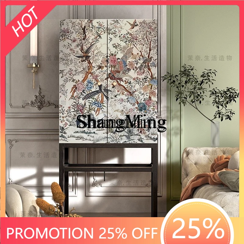 SM household solid wood retro tall cabinet living room storage multi-functional light luxury decorative storage cabinet
SM household solid wood retro tall cabinet living room storage multi-functional light luxury decorative storage cabinet