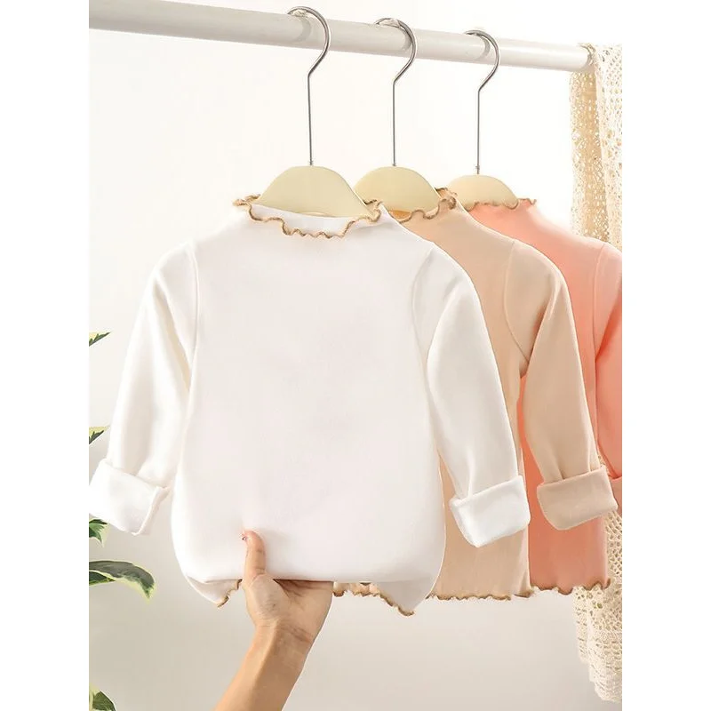 OKH-Girls' De Rong Color Block Ruffled Edge Autumn Winter Fashionable Long Sleeve for ChildrenTGirls' Baby Versatile Base Shirt
OKH-Girls' De Rong Color Block Ruffled Edge Autumn Winter Fashionable Long Sleeve for ChildrenTGirls' Baby Versatile Base Shirt