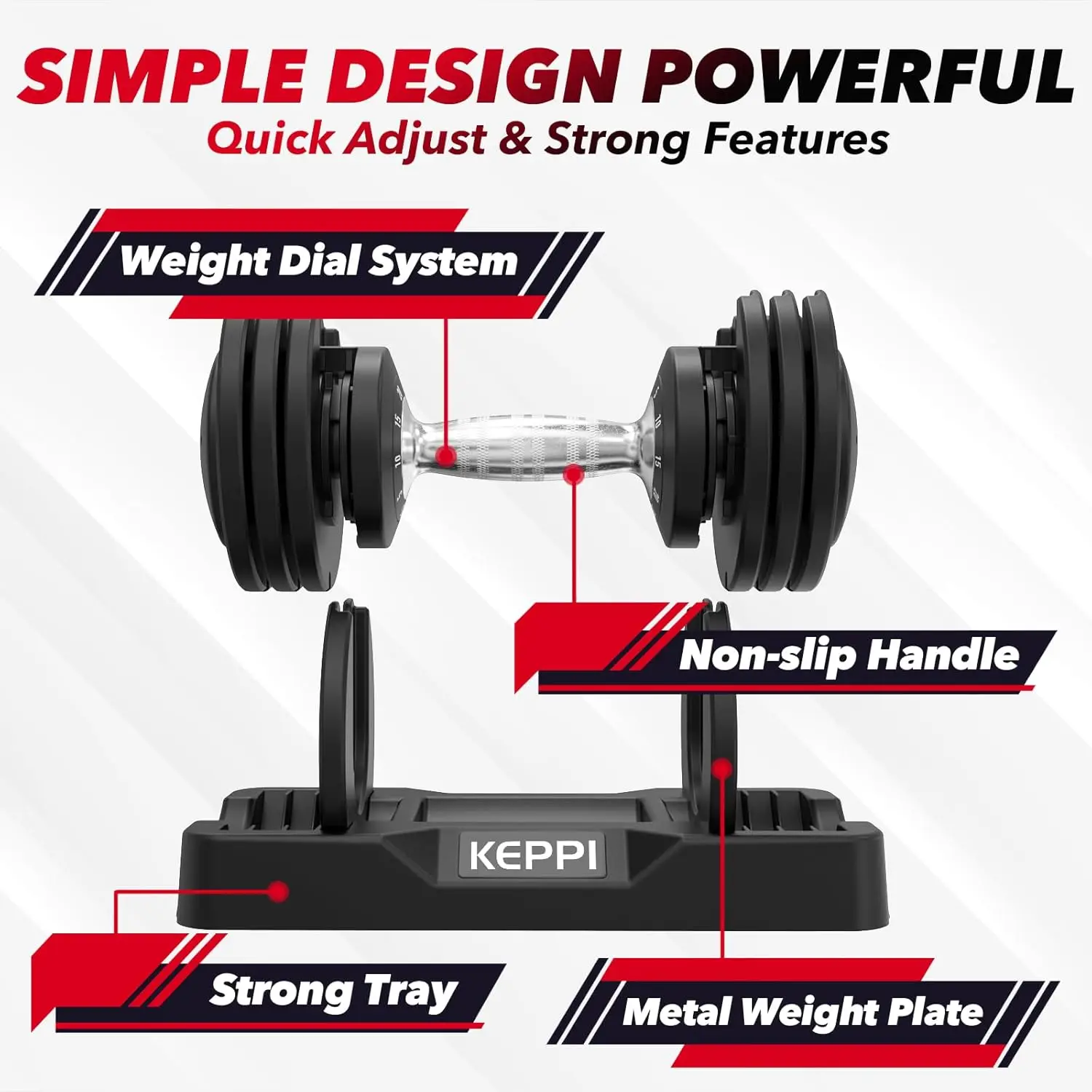 Adjustable dumbbell set -25lb/40lb/55lb/60lb, anti slip metal quick weight adjustment handle, exercise
Adjustable dumbbell set -25lb/40lb/55lb/60lb, anti slip metal quick weight adjustment handle, exercise