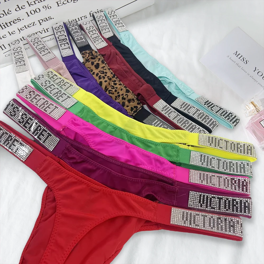 3 шт. классических модных мягких дышащих трусиков Victoria's Secret со стразами, женское сексуальное нижнее белье, антибактериальное
3 шт. классических модных мягких дышащих трусиков Victoria's Secret со стразами, женское сексуальное нижнее белье, антибактериальное