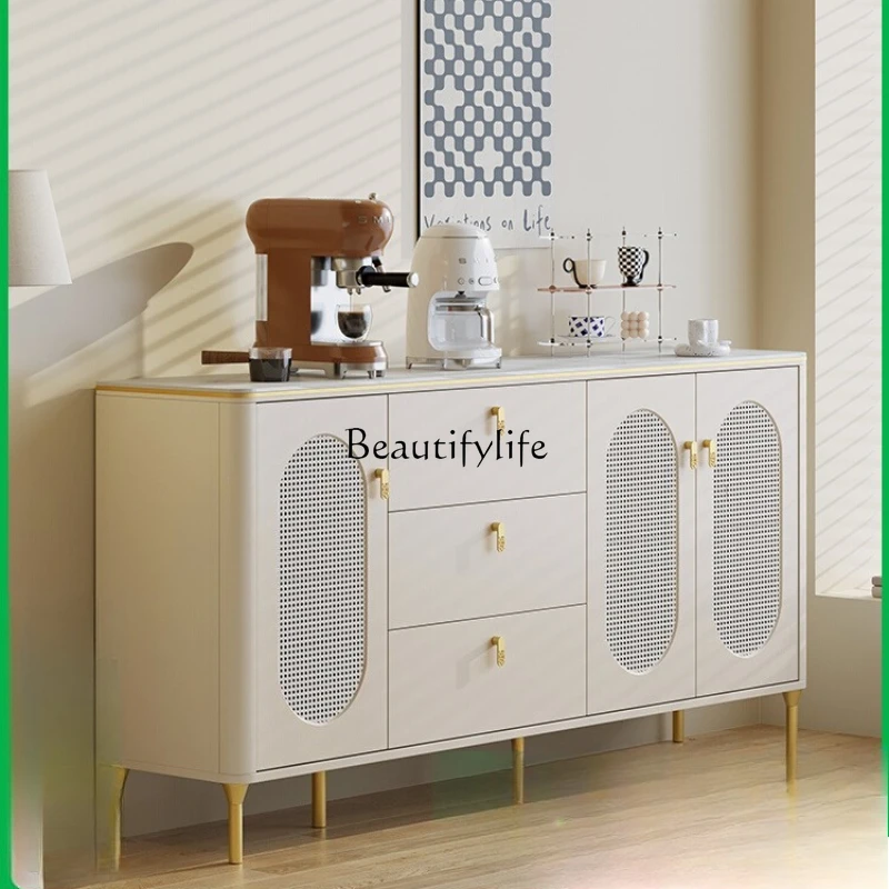 Modern simple solid wood wine cabinet living room cream wind light luxury tea cabinet
Modern simple solid wood wine cabinet living room cream wind light luxury tea cabinet