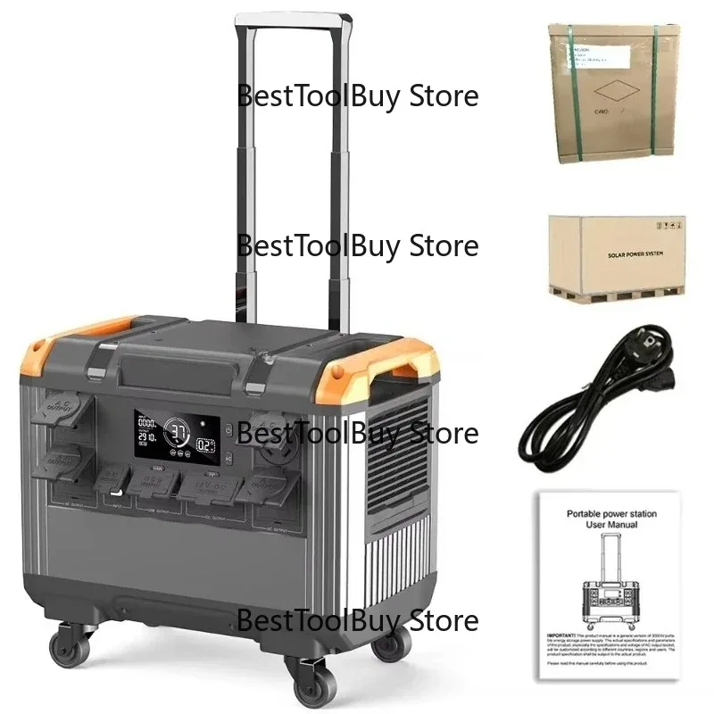 Power Station 840000mAh Battery Solar Generator 650W Fast Charging