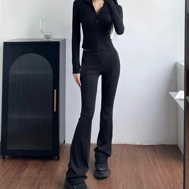 Women Flared Yoga Pants with Pocket High Waist Butt Lifting Slim Fit Bootcut Leggings Stretch Workout Trousers for Spring Autumn
Women Flared Yoga Pants with Pocket High Waist Butt Lifting Slim Fit Bootcut Leggings Stretch Workout Trousers for Spring Autumn