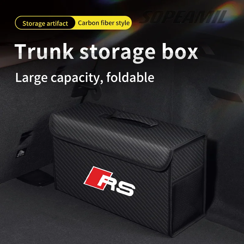 For Audi Sport RS3 RS4 RS5 S3 S4 S5 S6 A1 A3 A4 A5 A6 A7 A8 Q3 Q4 Q5 Q7 Q8 TT Car Trunk Storage Box Foldable Stowing Tidying Bag
For Audi Sport RS3 RS4 RS5 S3 S4 S5 S6 A1 A3 A4 A5 A6 A7 A8 Q3 Q4 Q5 Q7 Q8 TT Car Trunk Storage Box Foldable Stowing Tidying Bag