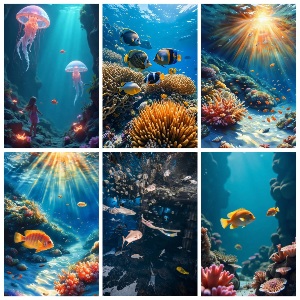 1000pcs Coral Reef Jigsaw Puzzle Underwater World Fish Art Paper for Adults Teens Ocean Lover Gift
1000pcs Coral Reef Jigsaw Puzzle Underwater World Fish Art Paper for Adults Teens Ocean Lover Gift