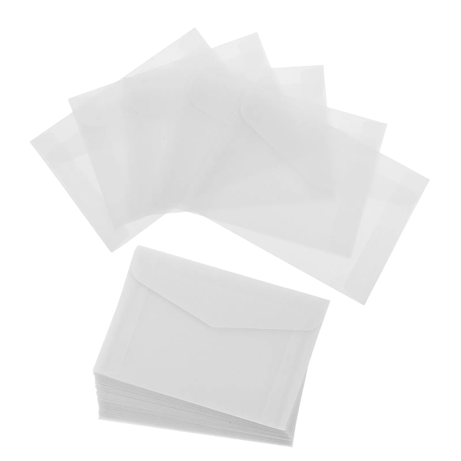 100Pcs Glassine Envelopes Translucent Mini Paper Bags for Invitations Business Cards Greeting Notes Decorative
100Pcs Glassine Envelopes Translucent Mini Paper Bags for Invitations Business Cards Greeting Notes Decorative