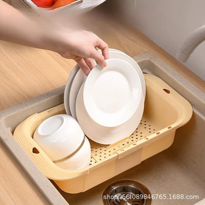 LMM Household Kitchen Drain Bowl Rack Double Layer Design Multifunctional Large Capacity Vegetable Basin
LMM Household Kitchen Drain Bowl Rack Double Layer Design Multifunctional Large Capacity Vegetable Basin