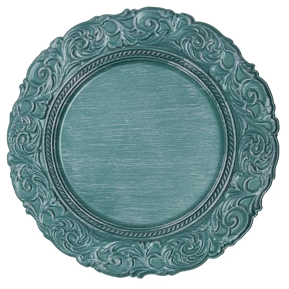 Antique Look Plastic Charger Plate | Service Plate For Parties, Dinner, Weddings, Quinceaneras And Events | 14 H Diameter |
Antique Look Plastic Charger Plate | Service Plate For Parties, Dinner, Weddings, Quinceaneras And Events | 14 H Diameter |
