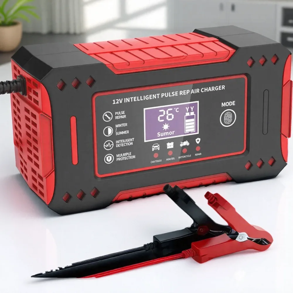 12 В 6 А интеллектуальное автомобильное зарядное устройство для мотоциклетного аккумулятора 12 В 2AH-100AH свинцово-кислотное зарядное устройство, совместимое с аккумулятором
12 В 6 А интеллектуальное автомобильное зарядное устройство для мотоциклетного аккумулятора 12 В 2AH-100AH свинцово-кислотное зарядное устройство, совместимое с аккумулятором