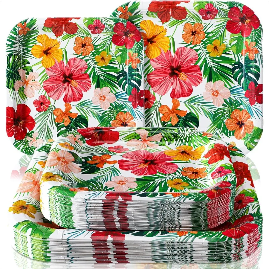 100 Pcs Paper Plates Flower Dinner 9'' Floral Disposable Paper Plates 7'' Square Dessert Set for Dinner Birthday Wedding Baby S
100 Pcs Paper Plates Flower Dinner 9'' Floral Disposable Paper Plates 7'' Square Dessert Set for Dinner Birthday Wedding Baby S