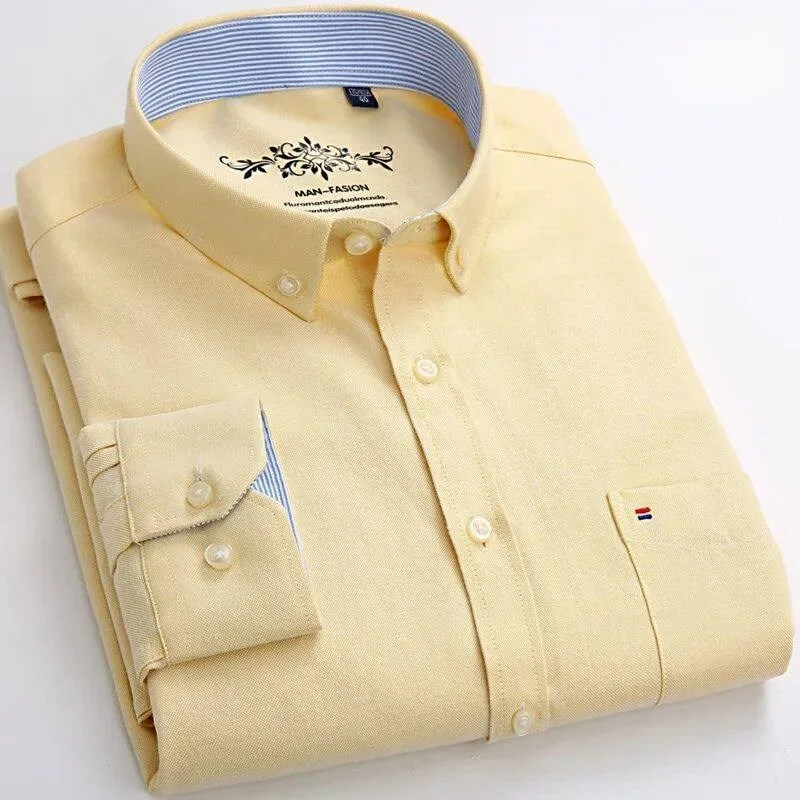 Slim Fit Formal Long Sleeve Shirts for Men New in Cleanfit Collar PU Leather Easy to Wear Durable Versatile Business Casual
Slim Fit Formal Long Sleeve Shirts for Men New in Cleanfit Collar PU Leather Easy to Wear Durable Versatile Business Casual