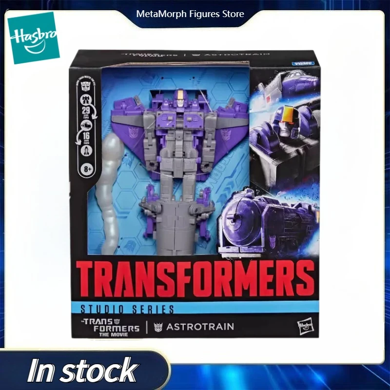 Оригинальная коллекционная модель игрушки Astrotrain из серии Hasbro Transformers Studio Series, аниме-фигурка
Оригинальная коллекционная модель игрушки Astrotrain из серии Hasbro Transformers Studio Series, аниме-фигурка