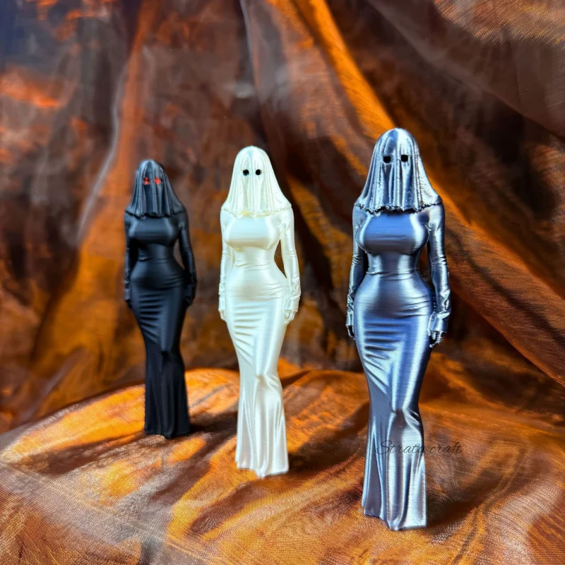 Cute Spooky 3D Female Ghost Witch Statue, Halloween Desktop Ornament, Indoor Decoration
Cute Spooky 3D Female Ghost Witch Statue, Halloween Desktop Ornament, Indoor Decoration