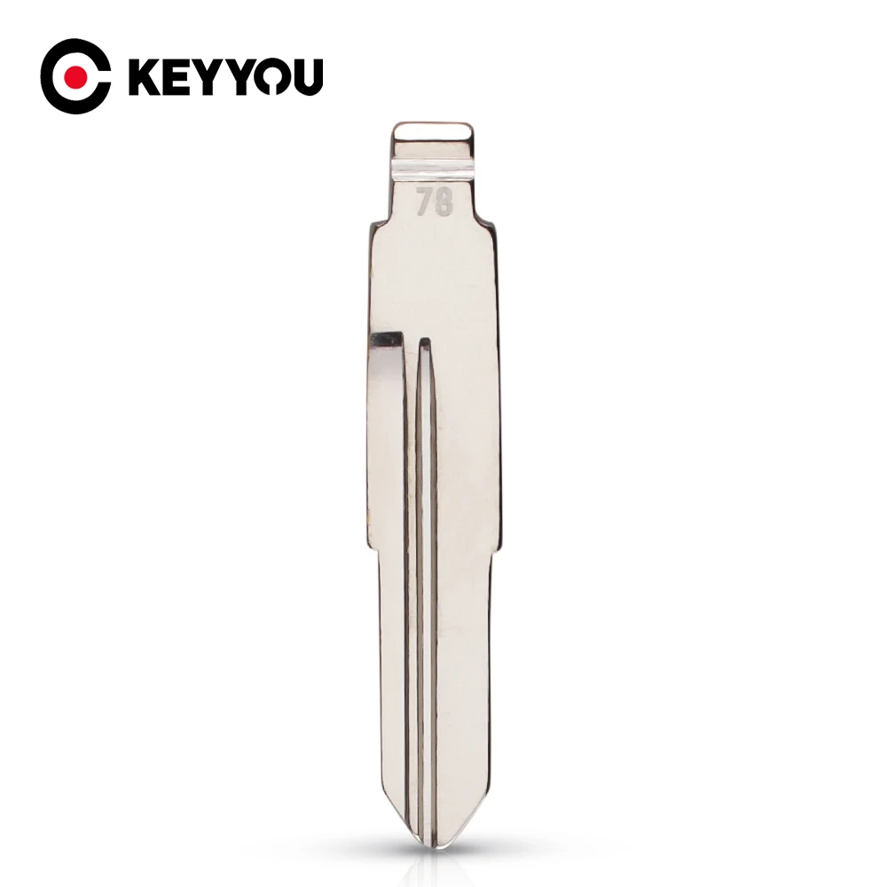 KEYYOU 10pcs Metal Blank Uncut Flip KD Remote Key Blade Type #78 For Chery Fengyun2 Original NO. 78 Blade
KEYYOU 10pcs Metal Blank Uncut Flip KD Remote Key Blade Type #78 For Chery Fengyun2 Original NO. 78 Blade