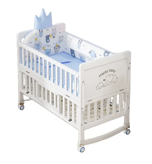 2024 European Style Comfortable Solid Wood Baby Bed Baby Bedroom Furniture Adjustable Height Multifunctional Wooden Baby Cot Bed
2024 European Style Comfortable Solid Wood Baby Bed Baby Bedroom Furniture Adjustable Height Multifunctional Wooden Baby Cot Bed