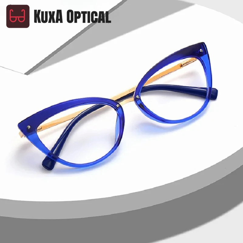 KUXA Cat Eye TR90 оптическая оправа для очков женские очки ультра легкие пружинные шарнирные линзы Gafas по рецепту для женщин модные Spec
KUXA Cat Eye TR90 оптическая оправа для очков женские очки ультра легкие пружинные шарнирные линзы Gafas по рецепту для женщин модные Spec