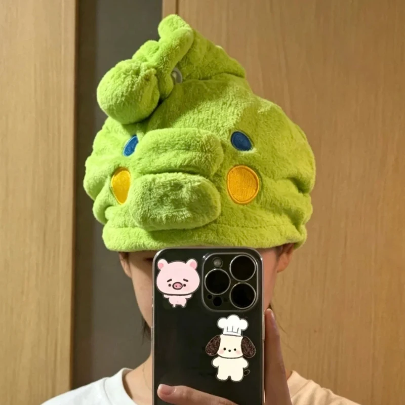 In Stock Cute Tamagotchi Kuchipatch Green Dry Hair Cap Absorbs Water Coral Fleece Quick Drying Hair Cap Women Girl Birthday Gift
In Stock Cute Tamagotchi Kuchipatch Green Dry Hair Cap Absorbs Water Coral Fleece Quick Drying Hair Cap Women Girl Birthday Gift