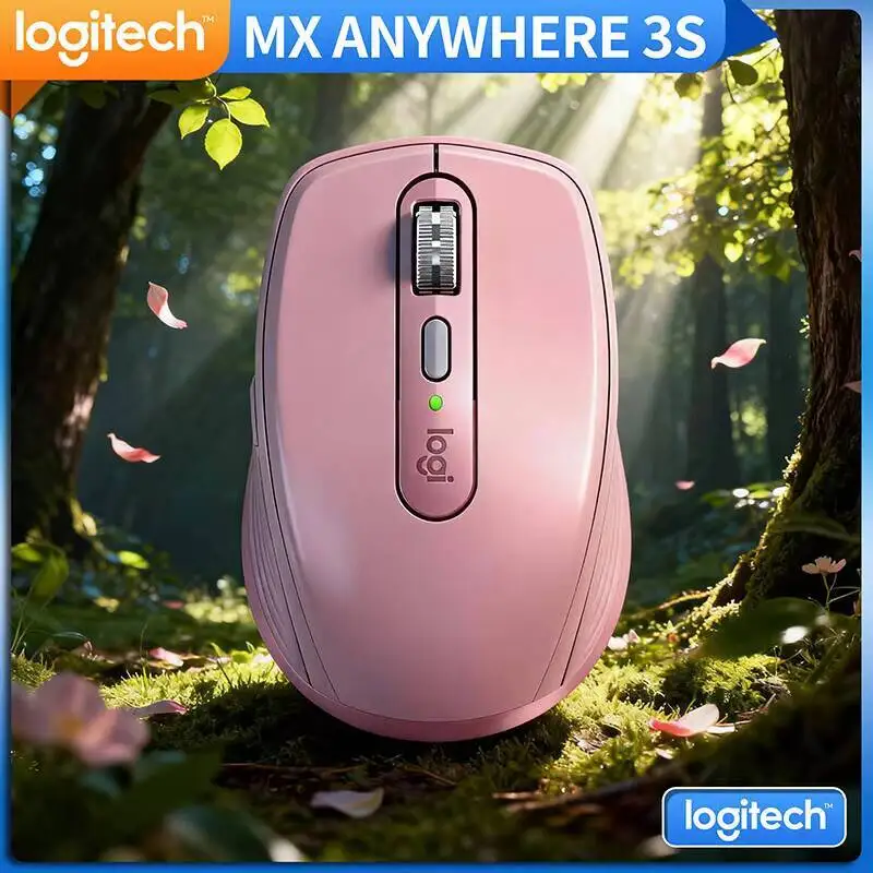 Productivity MX Anywhere 3S - 8000 DPI, MagSpeed Scroll, 3-Device Connect, Perfect for Presentation & Office Task