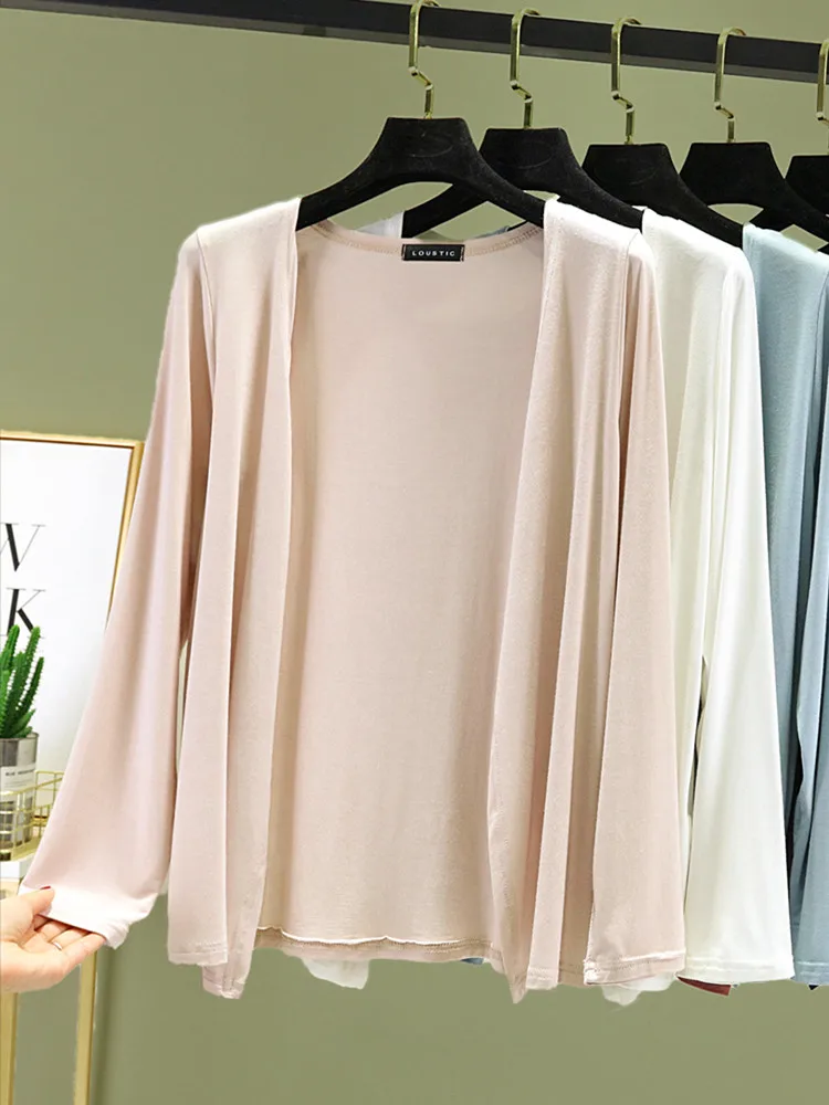 New 2025 Women's Modal Sun Protection Shirt Thin Long Sleeve Pure Color Versatile Air Conditioner Sweater Spring Summer Shoul...
New 2025 Women's Modal Sun Protection Shirt Thin Long Sleeve Pure Color Versatile Air Conditioner Sweater Spring Summer Shoul...