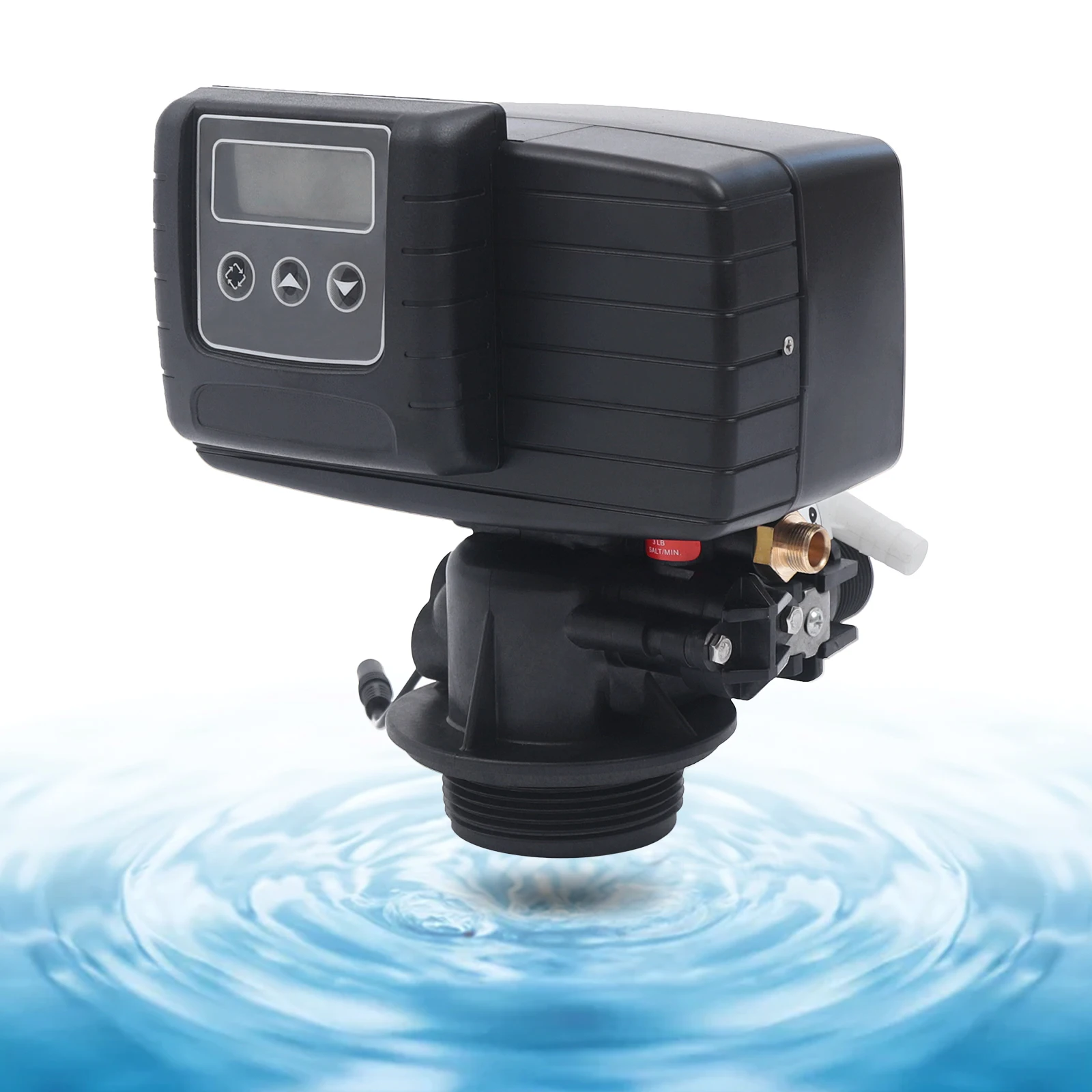 Water Softener Valve 110V Automatic Digital Metered Control Head Time Clock Control Valve with Display and Water Distributor
Water Softener Valve 110V Automatic Digital Metered Control Head Time Clock Control Valve with Display and Water Distributor