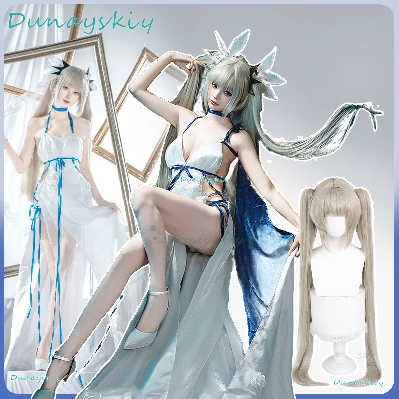 Game Azur Lane HMS Formidable Cosplay Costume Wedding Dress Double Ponytails Wig Sexy Clothing Role Play Outfits For Halloween
Game Azur Lane HMS Formidable Cosplay Costume Wedding Dress Double Ponytails Wig Sexy Clothing Role Play Outfits For Halloween