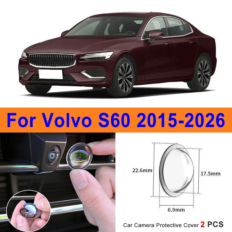 360 Reverse Image Car Camera Cover Anti-Scratch PC Lens Protector Stickers For Volvo S60 2015-2026 2Pcs
360 Reverse Image Car Camera Cover Anti-Scratch PC Lens Protector Stickers For Volvo S60 2015-2026 2Pcs