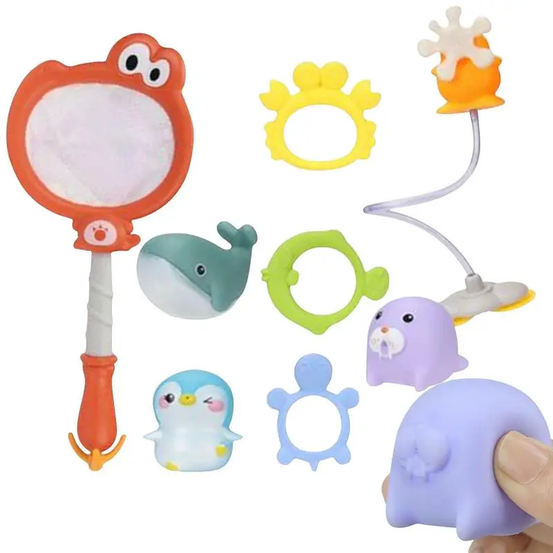 Bath Toys For Kids Fun Dinosaur Fishing Game Kids Bath Toys Water Tub Toys Set With Fishing Net Interactive Bathtub Bath Toys
Bath Toys For Kids Fun Dinosaur Fishing Game Kids Bath Toys Water Tub Toys Set With Fishing Net Interactive Bathtub Bath Toys
