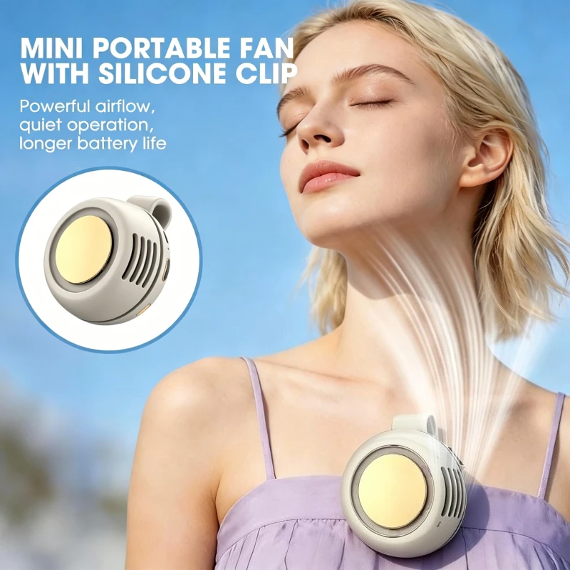 Clip-On Portable Mini Fan, 3-Speed Adjustable USB Rechargeable Waist Fan, Hands-Free Personal Cooling Fan for Summer Outdoor
Clip-On Portable Mini Fan, 3-Speed Adjustable USB Rechargeable Waist Fan, Hands-Free Personal Cooling Fan for Summer Outdoor