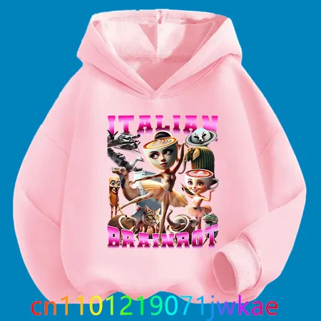 Casual and Fashionable Hoodie for Children in Autumn and Winter Cool Italian Brainrot Brneca Ambalabu Children's Hoodie Warm
Casual and Fashionable Hoodie for Children in Autumn and Winter Cool Italian Brainrot Brneca Ambalabu Children's Hoodie Warm