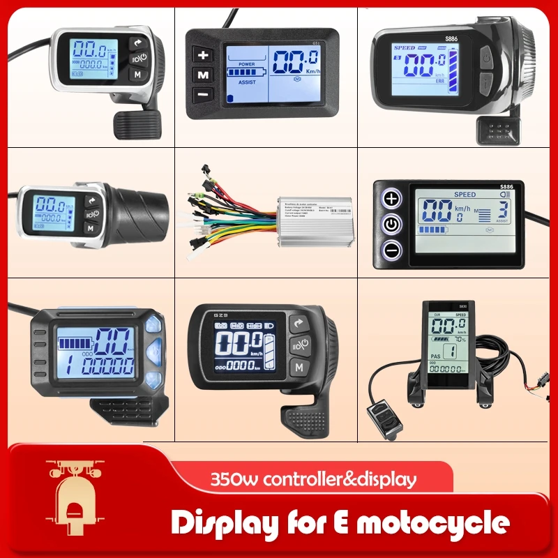 Electric Bicycle Accessories 36V 350W Controller Brushless LED Display for Electric Bike 48V 350W Hub Motor Display E Bike
Electric Bicycle Accessories 36V 350W Controller Brushless LED Display for Electric Bike 48V 350W Hub Motor Display E Bike