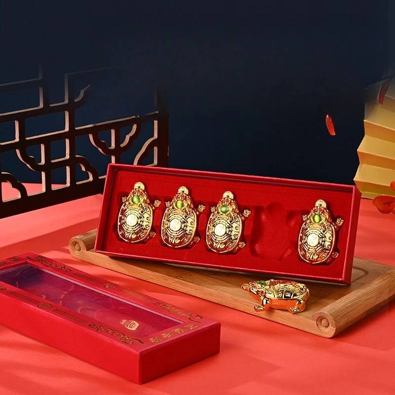 Golden Dragon Turtle Feng Shui Ornament Gems Inlaid Bagua Home Decor Gift Box
Golden Dragon Turtle Feng Shui Ornament Gems Inlaid Bagua Home Decor Gift Box
