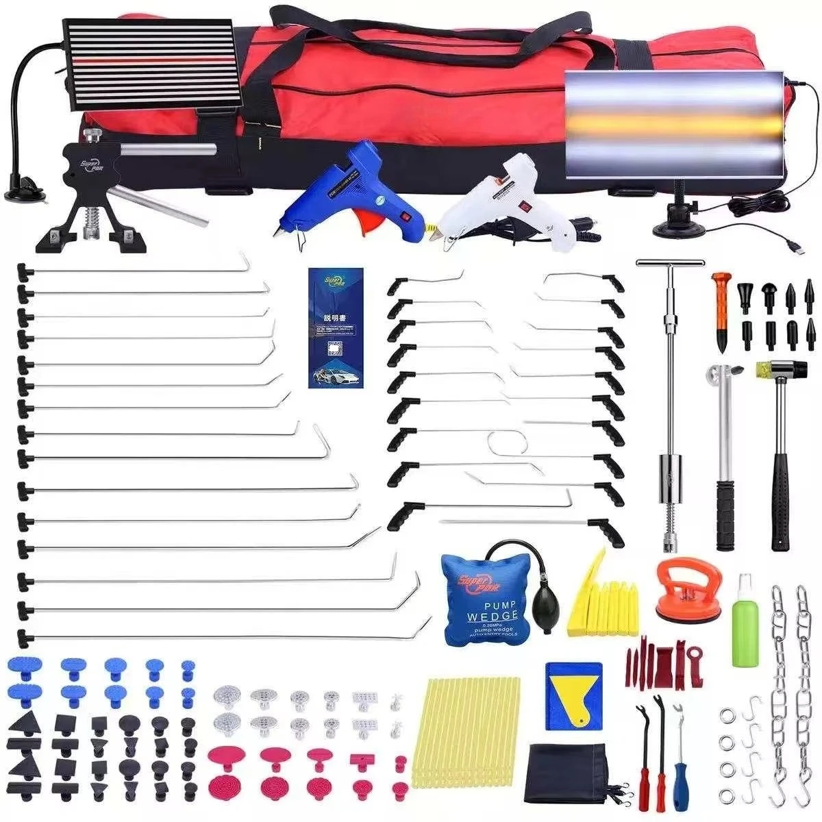 Wholesale in Stock PDR Dent Rods Paint Less Dent Repair Kit Detailing Tools Professional Auto Body Dent Removal Kit Pdr Tools
Wholesale in Stock PDR Dent Rods Paint Less Dent Repair Kit Detailing Tools Professional Auto Body Dent Removal Kit Pdr Tools