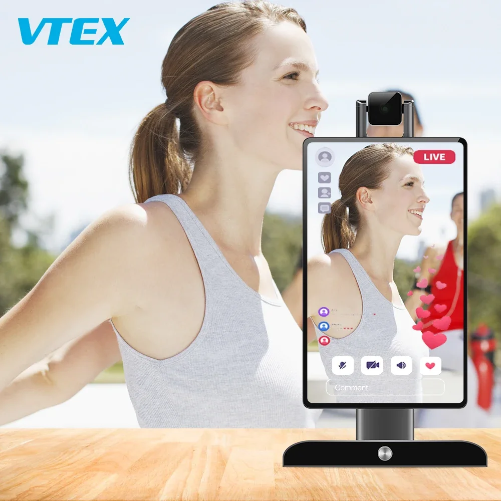 VTEX Live Broadcast Equipment Streaming Screen 15.6 Inch With Teleprompter Multi Screen Live Stream AIO Equipment
VTEX Live Broadcast Equipment Streaming Screen 15.6 Inch With Teleprompter Multi Screen Live Stream AIO Equipment