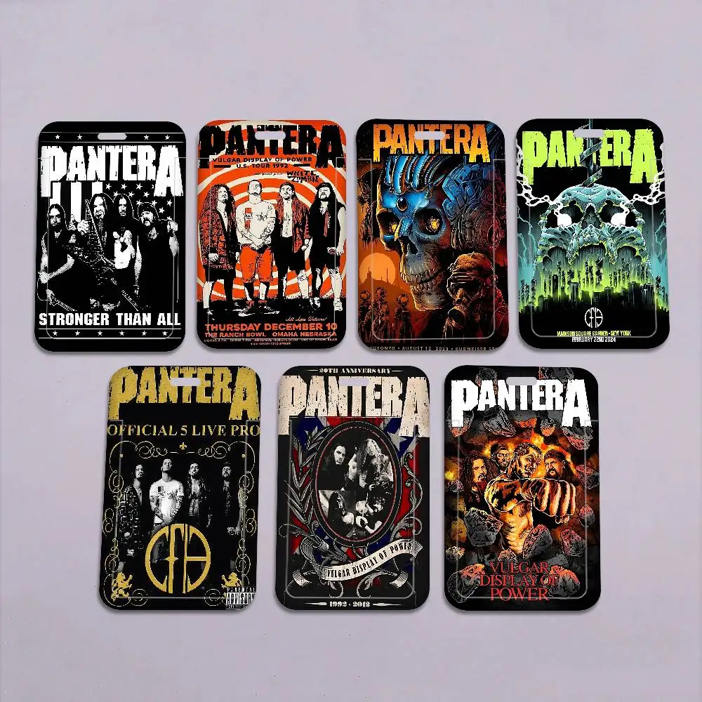 Классический держатель для визитных карточек P-Pantera Metal Band, 1 шт., для рабочих и идентификационных карт, с ремешком, для мужчин и женщин, деловой чехол для ID-карт
Классический держатель для визитных карточек P-Pantera Metal Band, 1 шт., для рабочих и идентификационных карт, с ремешком, для мужчин и женщин, деловой чехол для ID-карт