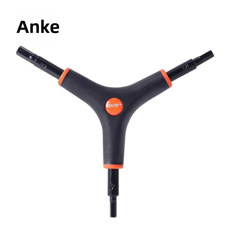 Y-Type 3 Way Hex Wrench Bicycle Repair Tool Portable Bike Maintenance Spanner Mountain Road Bike 4/5/6mm Outdoor Camping Gear
Y-Type 3 Way Hex Wrench Bicycle Repair Tool Portable Bike Maintenance Spanner Mountain Road Bike 4/5/6mm Outdoor Camping Gear