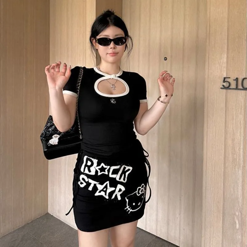 Sanrio Hello Kitty женская полуюбка, новая летняя популярная облегающая сексуальная короткая юбка для девочек, корейская версия, трендовая универсальная юбка трапециевидной формы
Sanrio Hello Kitty женская полуюбка, новая летняя популярная облегающая сексуальная короткая юбка для девочек, корейская версия, трендовая универсальная юбка трапециевидной формы