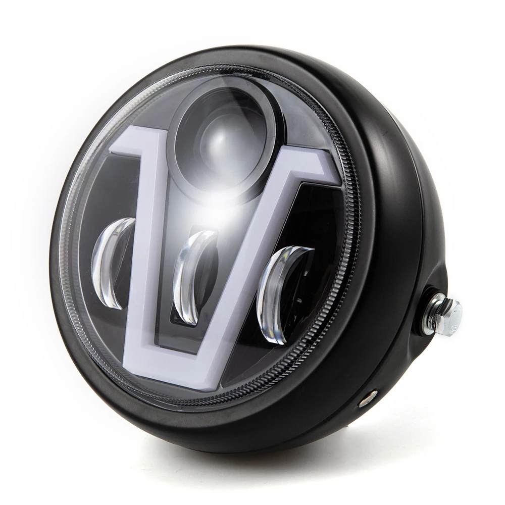6.5" LED Motorcycle Headlight Headlamp High Low Beam for Harley Sportster Cafe Racer Choppers Honda DRL Turn Signal Light
6.5" LED Motorcycle Headlight Headlamp High Low Beam for Harley Sportster Cafe Racer Choppers Honda DRL Turn Signal Light