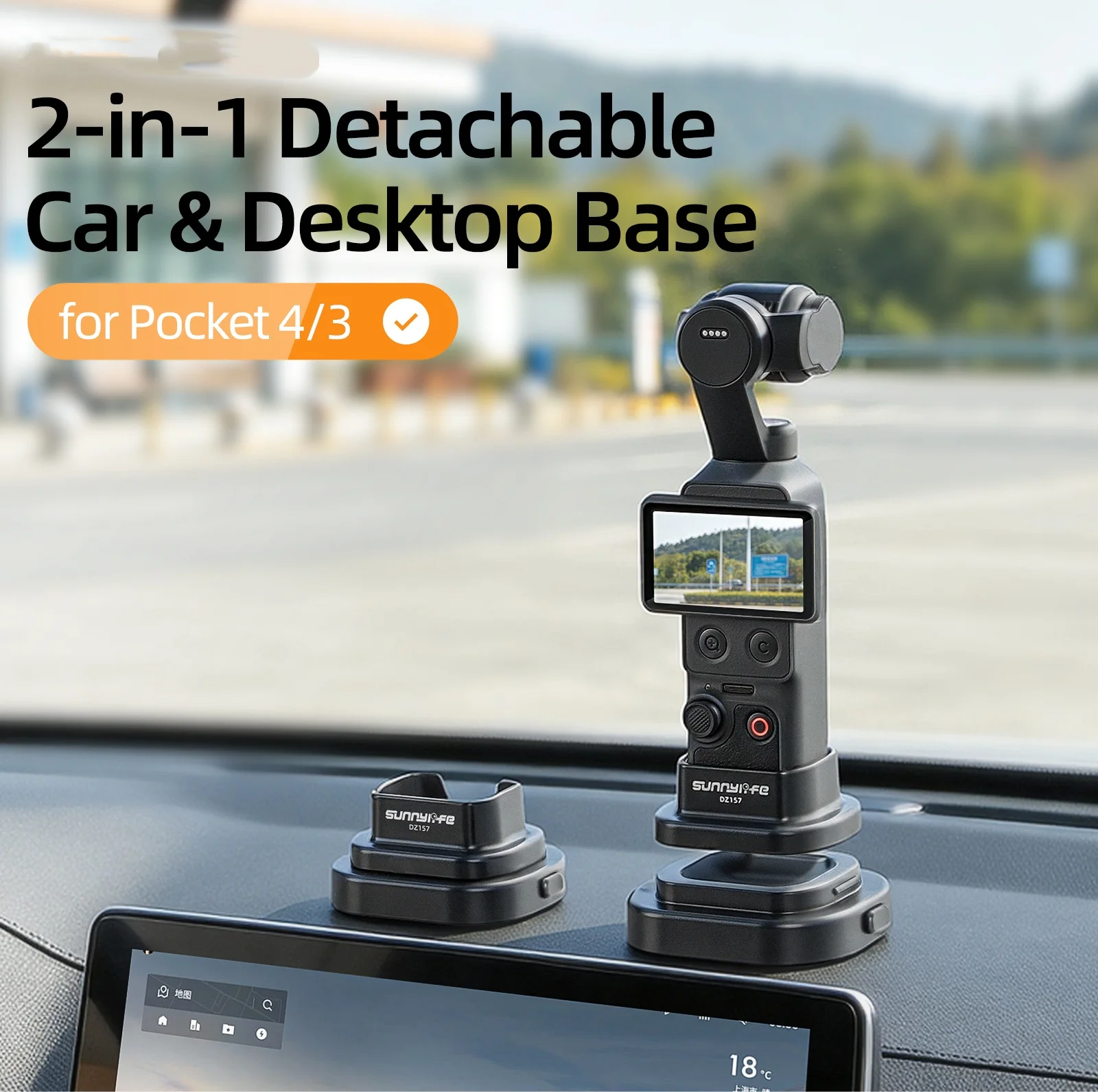 Removable Car Base Desktop Stand for DJI Osmo Pocket 4/3 Upright Holder Stable Video Shooting Accessories
Removable Car Base Desktop Stand for DJI Osmo Pocket 4/3 Upright Holder Stable Video Shooting Accessories